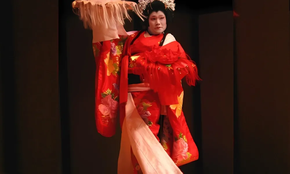 Dr. Kirk Kanesaka as a Kabuki actor